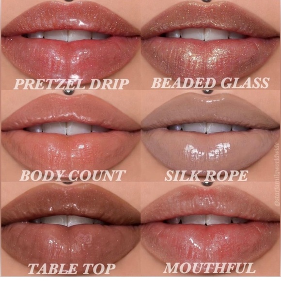 TABLE TOP New in Box Jeffree Star The Gloss Shiny Golden Brown Tan - Picture 2 of 9